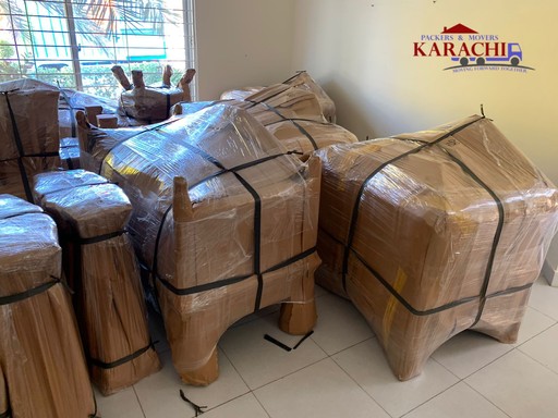 professionaly packed household goods
