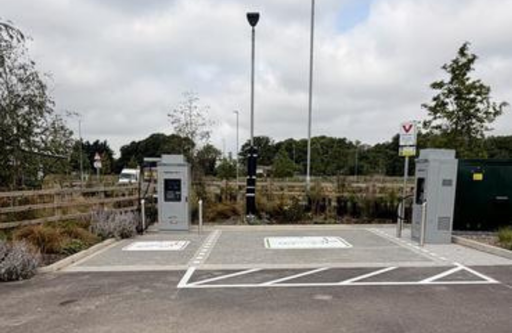 InstaVolt charging points on General Castle Way, conveniently located near the A14.
