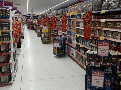 B&M's newest store in Eston boasts a huge selection of seasonal goods, like chocolate and biscuit boxes that are ideal for Christmas.