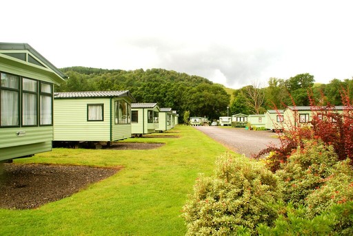 A selection of holiday homes at Loch Awe Holiday Park