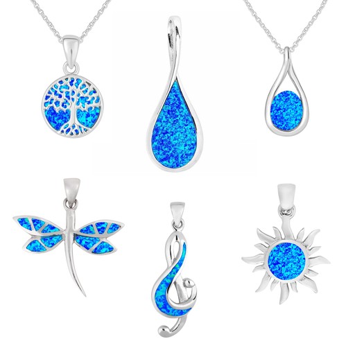 Blue Opal Silver Jewellery Collection