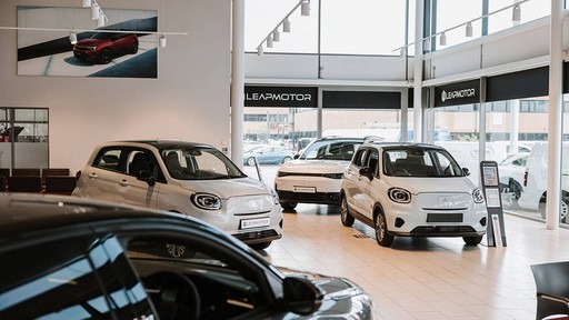Evans Halshaw Leapmotor Hull Dealership Interior New Cars
