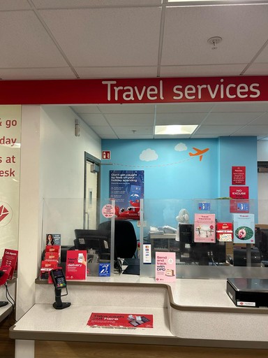 Travel Money desk