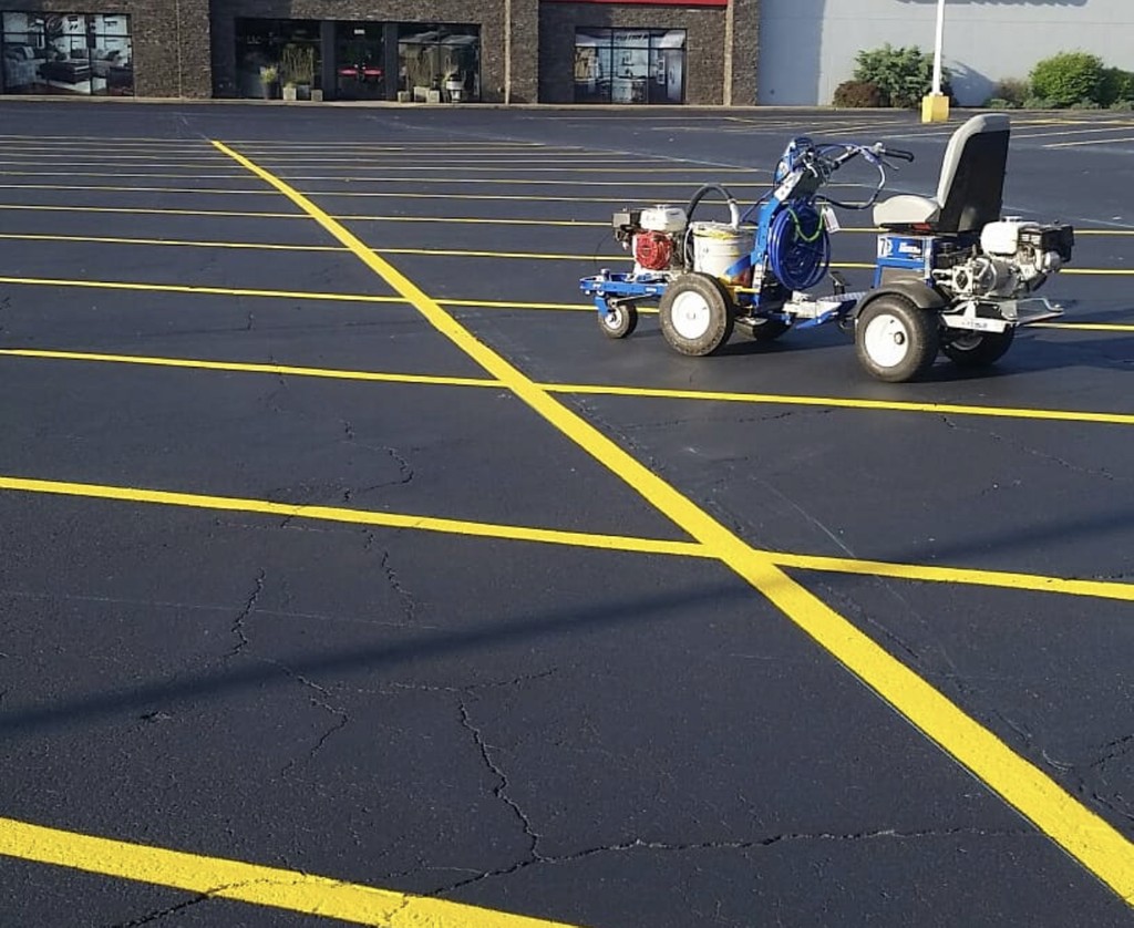 Atlanta Line Striping 1055 Howell Mill Rd, Atlanta, USA, GA, 30318