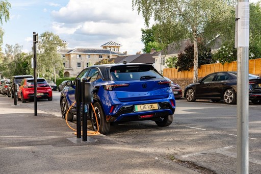 Car charging at Malvern Road