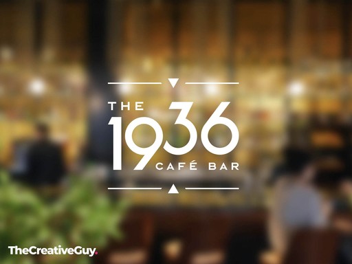 1936 Cafe Bar Logo Design