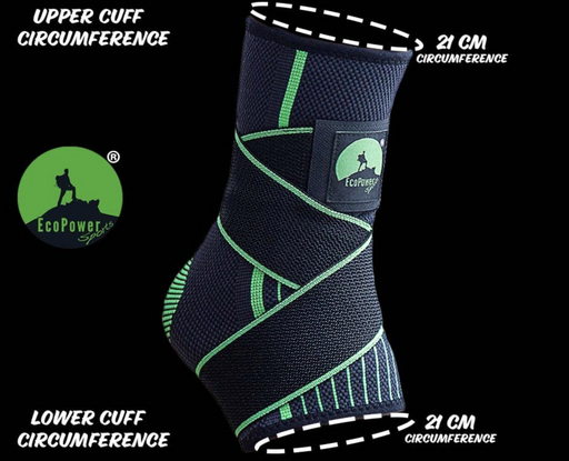 EcoPower Sports - Ankle Strap  Large Measures