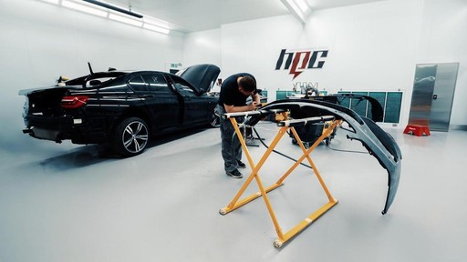 Restored vehicle showcase and final quality inspection - Completed collision repairs and professional detailing of repaired cars ready for return to customers