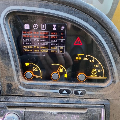 JCB Adblue Fault Codes