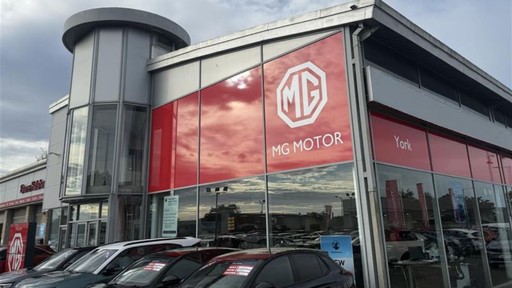 Evans Halshaw MG York Dealership Exterior
