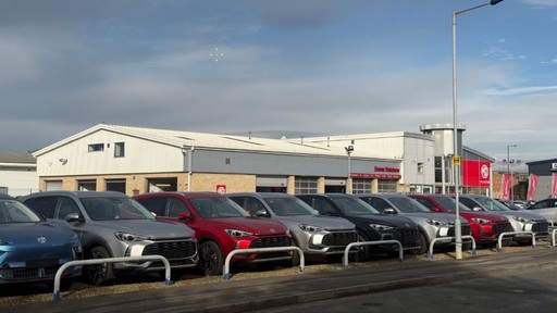 Evans Halshaw MG York Dealership Forecourt