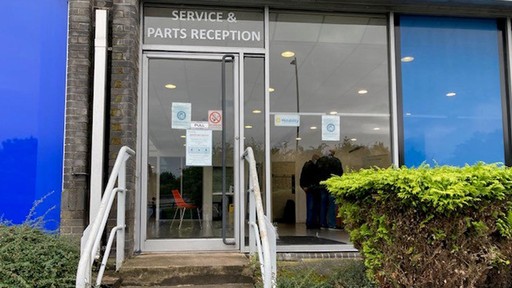 Ford Service Centre East Kilbride entrance