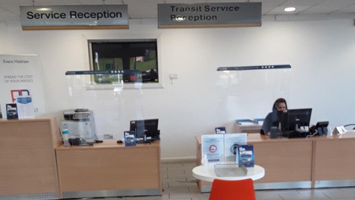 Inside Ford Service Centre East Kilbride
