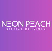 Neon-Peach Digital Marketing Logo