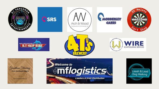 Warrington 501 Darts League sponsors