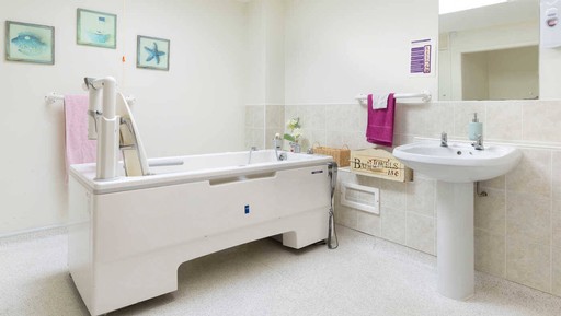 Assisted bathroom