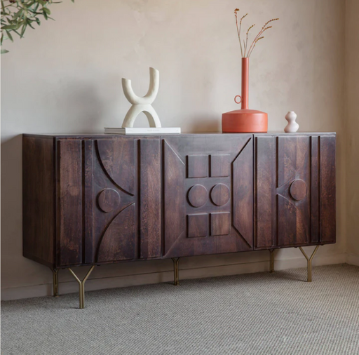 Dark Wood Sideboard