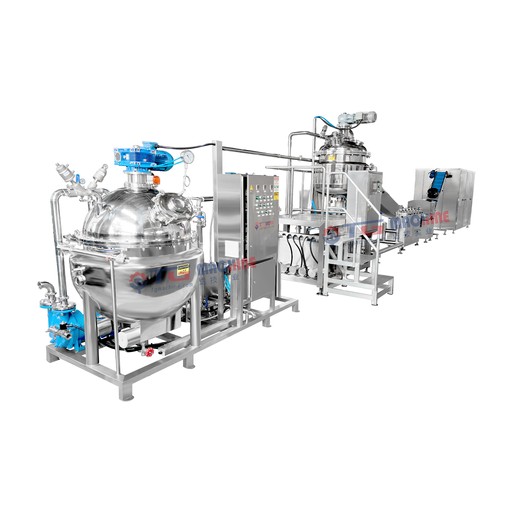 Die formed hard candy and lollipop candy production system