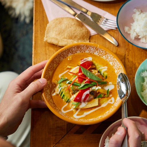 Giggling Squid - Thai Red Chicken Curry (veggie also available)