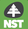 Natural stone and timber logo