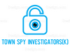 Town spy investigators Logo