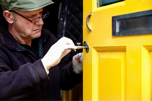 Locksmith Direct Jeffrey Seymour picking a lock
