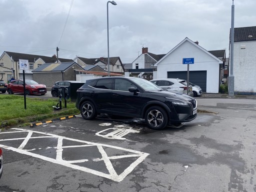 Image of our charge points at Heol-Y-Llyfrau Car Park