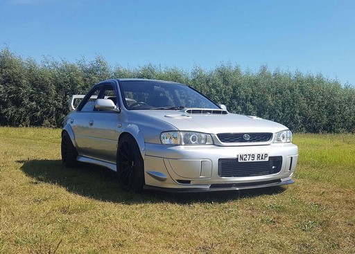 Modified classic Subaru Impreza STi