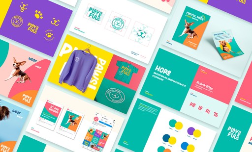 Playful Paws brand guidelines by Be Noticed Design