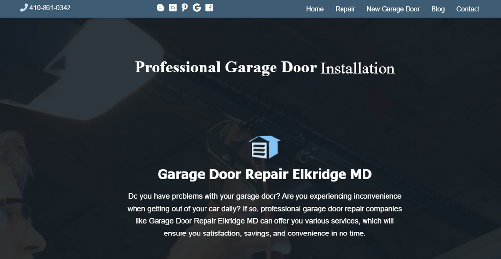 Garage Door Repair Elkridge MD 7265 Washington Boulevard, Elkridge